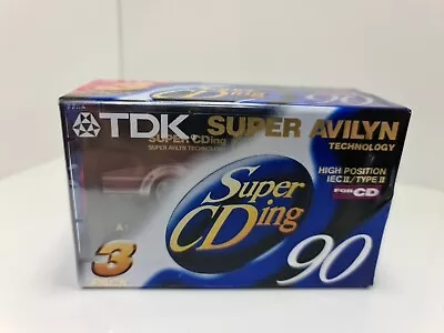 Kaufen TDK 3er Pack Super Avilyn Musik Kassetten Original Verpackt [Sealed]  • 35€