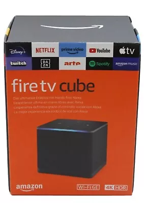 Kaufen Amazon Fire TV Cube 3. Generation Streaming Alexa Sprachsteuerung 4K Wi-Fi 6E • 164.99€