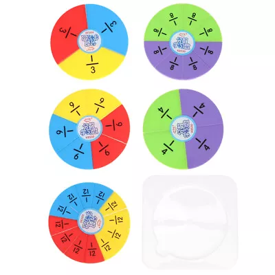 Kaufen  Bildungsfraktion Kreise Bruchkreise Rätsel Kleinkind Puzzle Magnetisch • 13.68€