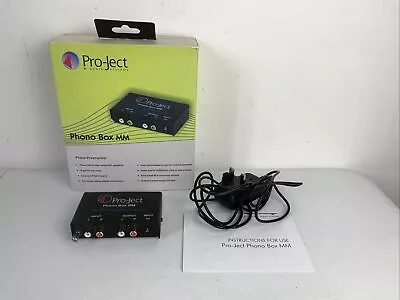 Kaufen Pro-Ject Phono Vorverstärker - Schwarze Phonobox MM - Noch Verpackt • 58.46€