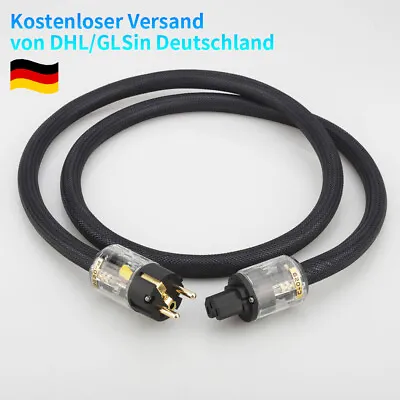 Kaufen High End Hifi Netzkabel EU AC Kaltgerätekabel Netzkabel Schuko Audio Power Kabel • 50€