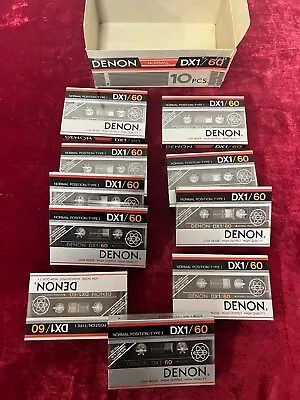 Kaufen Denon DX 1 60 Audio Tape Cassettes Pieces/ 10 Stück NEW !!!!! • 100€