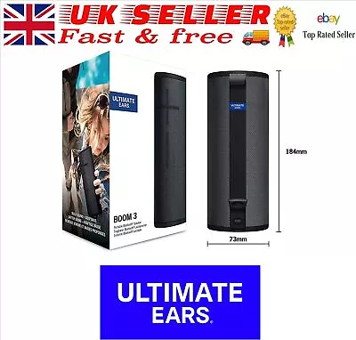 Kaufen Ultimate Ears BOOM 3 Kabelloser Bluetooth-Lautsprecher, Fetter Klang + Tiefer Bass • 125.43€