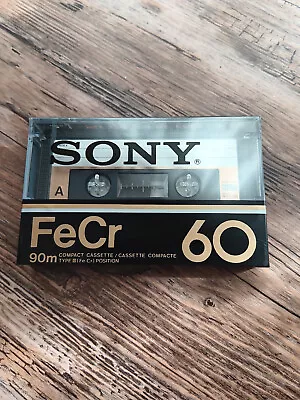 Kaufen Neu Sony FeCr 60 Kassette Tape OVP France • 35€