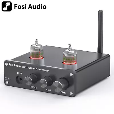 Kaufen Fosi Audio BOX X3 Bluetooth Röhrenverstärker Hifi Verstärker Phono Vorverstärker • 79.99€
