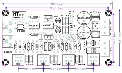 Kaufen DIY-Kit Für HiFi-OP-AMP-Verstärker Mit Lautstärke-Ton-EQ – Vorverstärkerplatine • 6.13€