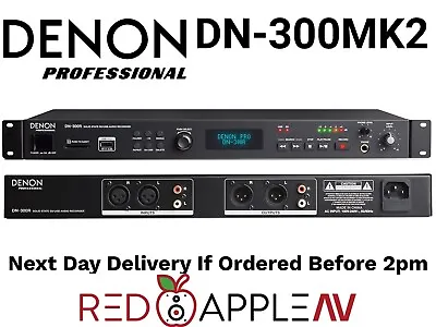 Kaufen Denon Professional DN-300RMKII Solid State Audio Recorder Für SD & USB 1U  • 242.24€