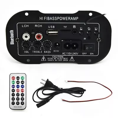 Kaufen Leistungsstarker Auto FM HiFi Audio Player Mit BT USB TF Kartenunterstützung 220V 50W • 13.31€