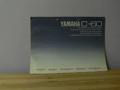 Kaufen Yamaha C-60  Bedienungsanleitung • 11.90€