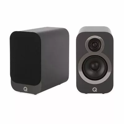 Kaufen Q-Acoustics 3010i Regal-Lautsprecher, Grau - Paarpreis! (UVP: 299,- €) • 259€