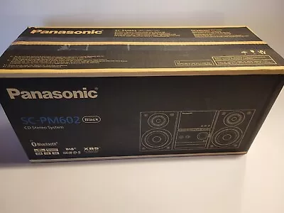 Kaufen Panasonic SC-PM602 Micro HiFi System - Schwarz • 10.49€