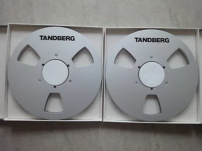 Kaufen 2 Tandberg 35-180 NAB Alu Spulen 26,5cm Für Tandberg TD20A, TD10X, TASCAM • 72€