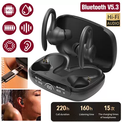 Kaufen Bluetooth 5.3 Kopfhörer In Ear Ohrbügel Kabellos TWS Sportkopfhörer Mit Mikrofon • 15.79€