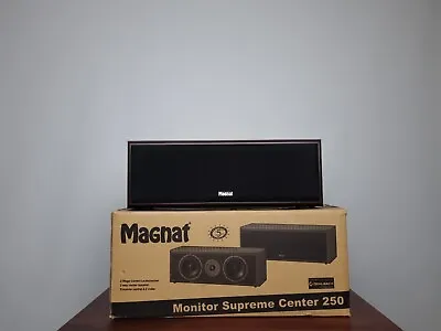 Kaufen Magnat Monitor Supreme Center 250 Lausprecher OVP Braun • 69€