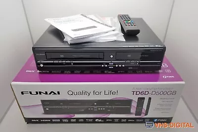 Kaufen Funai TD6D-D500GB DVD VHS HDD Video Recorder VCR DVD HDD Rekorder Kombigerät • 699€