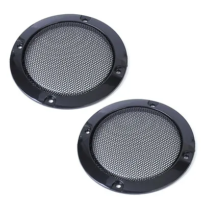 Kaufen 2 Stücke Lautsprecher Schutzgitter HIFI Boxenmieter 3 Zoll Schwarz Top Qualität • 5.47€
