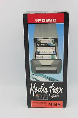 Kaufen POSSO Media Box Für 8 VHS-C Videokassetten - Digital Audio Tape -NEU+OVP • 29€