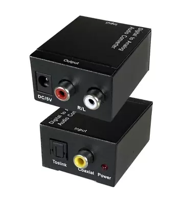 Kaufen Audio Konverter - Toslink/Coaxial -  Audiosignal - Digital / Analog Wandler • 22.90€