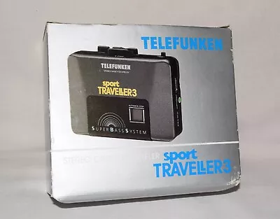 Kaufen Telefunken Walkman Stereo Cassettenspieler Sport Traveller 3 Super Bass Neu Ovp • 50€