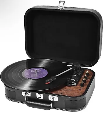 Kaufen Plattenspieler VOKSUN Bluetooth Schallplattenspieler Vinyl Riemenantrieb • 49.90€