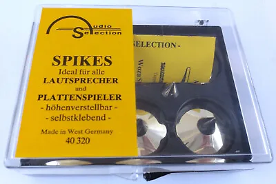 Kaufen Audio Selection 40320 Boxen Spike Spikes Absorber 6Stk Boxenspikes Gold Messing • 44€
