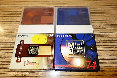 Kaufen 4 X Sony  OVP  MIX  74/80  Minidisc  MD (14) +  MD LEER Od. Gelöscht • 26.99€