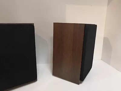 Kaufen 2 X Regal Lautsprecher Hifi Boxen Dunkel Braun Holz • 39.99€
