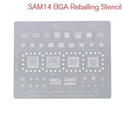 Kaufen SAM13 BGA Reballing Stencil For Samsung A10S A20 A30 A40 A50 A60 A70 A80 A90  P2 • 3.42€