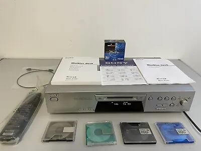 Kaufen Sony Minidisc Deck MDS-JE480 Recorder + Fernbedienung + Anleitung + Zubehör • 250€