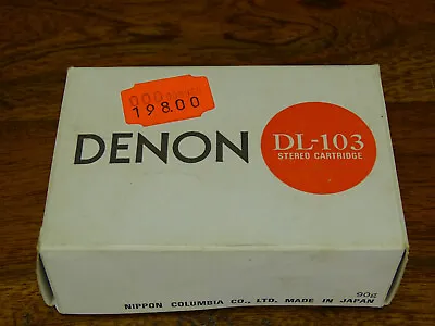 Kaufen Denon Dl-103 Stereo Cartridge Das Original New Unused Boxed Vintage • 769€