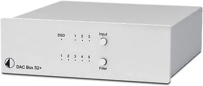 Kaufen Pro-Ject DAC Box S2+ D/A-Wandler 68kHz/32Bit Und DSD256 Via USB Silber • 299€