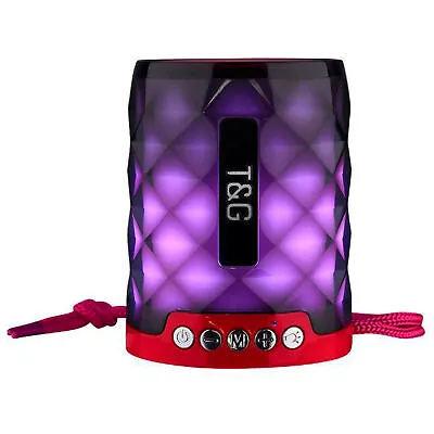 Kaufen TG155 Bluetooth Subwoofer Universal HiFi Sound Bunte LED Wireless Lautsprecher LED • 20.01€