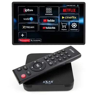 Kaufen Axas A1 HD - Android 10 IPTV Box 4K 2/16GB Streaming OTT Multimedia TV NEU • 59€