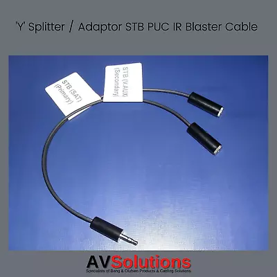 Kaufen B&O | 9 M. | 'Y' Splitter/Adapterkabel Für STB PUC IR Blaster/Tx (Mini-Buchse) • 32.50€