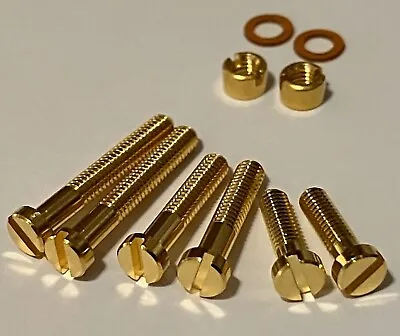Kaufen Vergoldete Messingschrauben (M2.5) Zur Montage Von Plattenspieler Stylus Patrone An Kopfschale • 16.21€