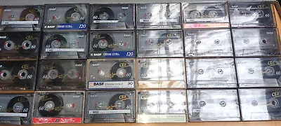 Kaufen 20 Vintage BASF CE II 60 For CD  CrO2- Musikkassetten Bespielt • 20€