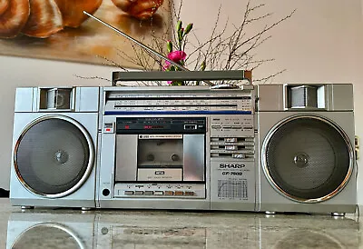 Kaufen SHARP GF-7500H  Radio Kassettenrekorder  Boombox Ghettoblaster (sihe Video) • 229€