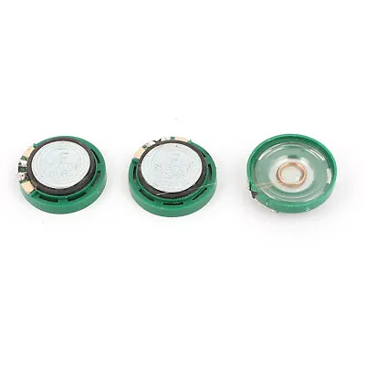 Kaufen 3 Stück 0,25W 8 Ohm 21mm Durchmesser Grün Magnet Lautsprecher Lautsprecher Horn • 11.99€