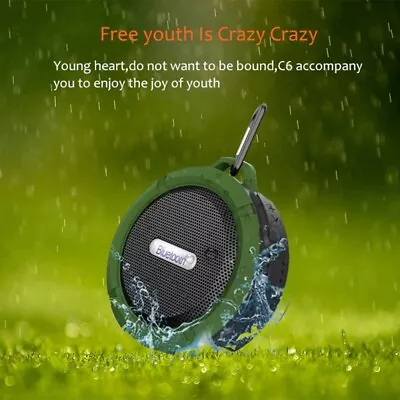 Kaufen Sport Audio Wasserdicht Bluetooth Kleine Lautsprecher Sound Box Auto Subwoofer • 10.79€