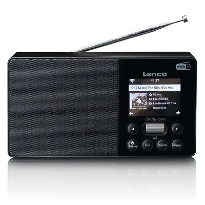 Kaufen DAB Radio Digitalradio FM Bluetooth UKW Digital Musik USB Display Lenco PIR-510 • 70.99€