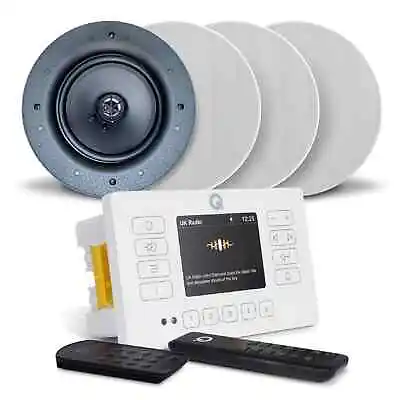 Kaufen Q Acoustics E120 Weiß Bluetooth HiFi - 4x AudioKraft PCS40 Deckenlautsprecher • 590.13€