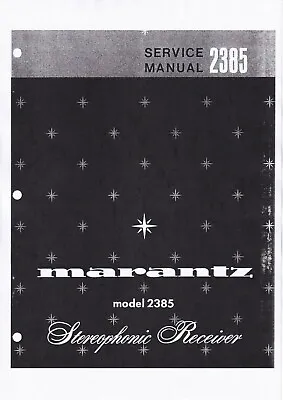 Kaufen Service Manual-Anleitung Für Marantz 2385  • 15.50€