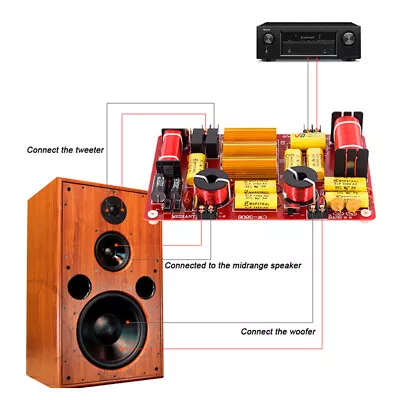 Kaufen 600W 3 Wege Frequenzteiler Lautsprecher Audio Crossover Filter Frequenzweiche, • 42.91€