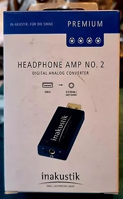 Kaufen Inakustik Headphone Amp No.2 Kopfhörerverstärker Premium Neu Unbenutzt • 44.99€