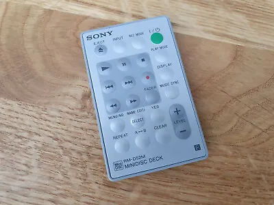 Kaufen SONY RM-D52M Fernbedienung Remote Für MiniDisc MD Mini Disc Deck • 99€
