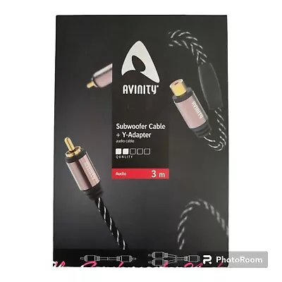 Kaufen Avinity Subwooferkabel Mit Y-Cinch-Adapter, Vergoldet 3,0 M KA3 • 11.99€