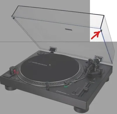 Kaufen Audio Technica At-lp120 ATLP 120 Plattenspieler Deckel Dust Cover Rubber Bump Stops • 12.37€