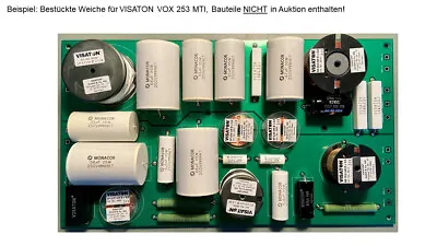 Kaufen 2 X Platine Für Frequenzweiche Kompatibel Zu VISATON VOX 253 MTI (ohne Bauteile) • 100€