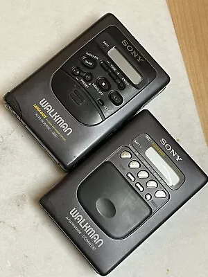 Kaufen Lot OF 2 Vintage Sony Walkman Radio Cassette Player High-END Not Working Repair • 69.99€