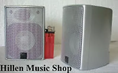 Kaufen 240 Watt 2 Wege 13cm Mini Lautsprecher Silber Mit Wandhalterung Sehr Hochwertig! • 51.93€